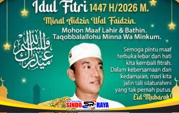 Ucapan Idulfitri 1447 H Samsul Arifin Pimpinan Redaksi Sindoraya.com di malam takbiran