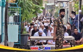Salat Idulfitri 1447 H di Masjid Al-Abror Surabaya, ratusan jamaah memadati area dengan pengamanan Banser NU