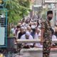 Salat Idulfitri 1447 H di Masjid Al-Abror Surabaya, ratusan jamaah memadati area dengan pengamanan Banser NU