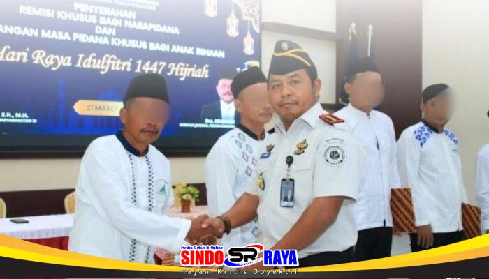 455 Napi Lapas Banyuwangi Terima Remisi Idulfitri 1447 H, Tiga Langsung Bebas