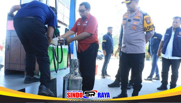 Polres Gresik Pantau SPBU Pastikan Stok Aman di Libur Lebaran