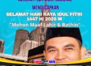 Media Bidik Nasional dan LBH Ucapkan Selamat Hari Raya Idulfitri 1447 H, Ajak Insan Pers Profesional