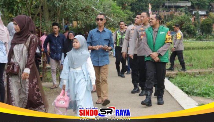 Kapolres Mojokerto Tinjau Objek Wisata di Libur Lebaran Pastikan Keamanan Pengunjung