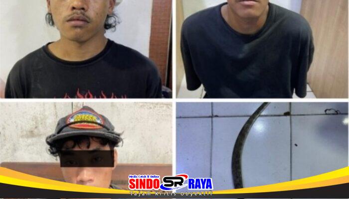 Unit Reskrim Polsek Bubutan Ringkus 3 Pelaku Begal Jalan Dupak Surabaya, 1 DPO