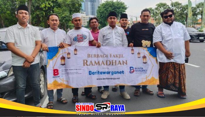 Tebar Kebaikan Ramadan 1447 H, Datacyber.id dan Aliansi Madura Indonesia Bagi 500 Takjil di Surabaya