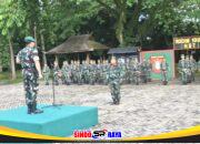 Dandim 1002/HST Pimpin Upacara Pengibaran Bendera Merah Putih