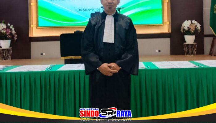 Lulusan PKPA UINSA PERADI, Hermansya Rachmadtullah, S.H., Diambil Sumpah Advokat di PT Surabaya