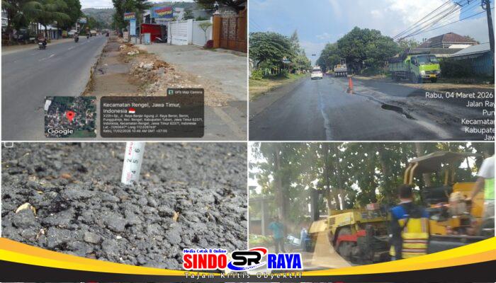 Proyek Pelebaran Jalan Pakah–Rengel Tuban Disorot, PT Timbul Jaya Persada Diduga Abaikan K3 dan Kualitas Aspal