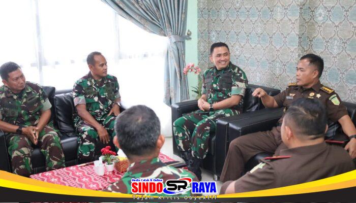 Kodim 1009/Tanah Laut Terima Kunjungan Aspidmil Kejati Kalsel