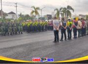 Apel Gelar Pasukan Jelang Malam Idul Fitri 1447 H, Kodim 1008/Tabalong Turunkan Puluhan Personel