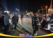 Anggota Jajaran Kodim 1208/Sambas Laksanakan Pengamanan Malam Takbiran