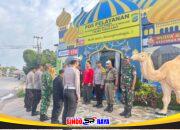 Bersinergi Dengan Polres Tala Personel Kodim 1009/Tla Siaga Di Pos Pelayanan Desa Bentok