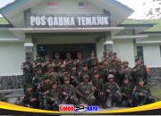 Pangdam XII/Tpr Kunjungi Pos Gabma Temajuk dan Telok Melano Pastikan Pengamanan Perbatasan