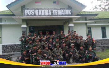 Pangdam XII/Tpr Kunjungi Pos Gabma Temajuk dan Telok Melano Pastikan Pengamanan Perbatasan