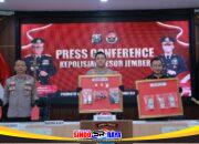 Polres Jember Amankan 18 Tersangka Narkoba Sepanjang Bulan Maret 2026