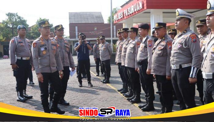 Kapolres Pasuruan Pastikan Kesiapan Personel Usai Libur Lebaran, Disiplin Tetap Terjaga