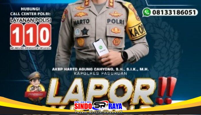 Polres Pasuruan Optimalkan Call Center 110 untuk Respons Cepat Kamtibmas