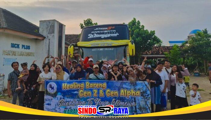 Karang Taruna Kendung Jaya Gelar Healing Trip Surabaya ke Jogja