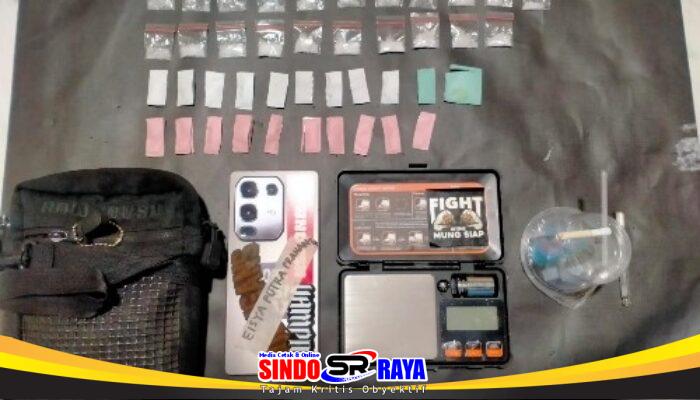 Polres Malang Amankan Tersangka Pengedar dan 21 Paket Sabu di Lawang