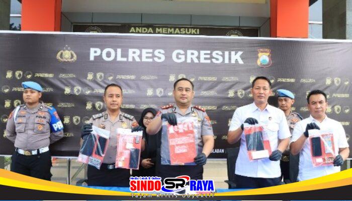 Polres Gresik Bongkar Jaringan Narkoba Lintas Pulau, 6 Tersangka Diamankan