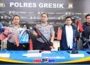 Polres Gresik Amankan Komplotan Residivis Pencuri Kabel PLN Lintas Daerah