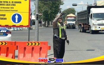 Polres Pasuruan Kota Siapkan Jalur Alternatif Dampak Pembongkaran Jembatan Bok Wedi