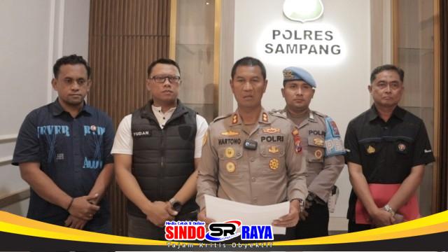 Kapolres Sampang AKBP Hartono rilis penangkapan bandar sabu 3 kg yang lama buron