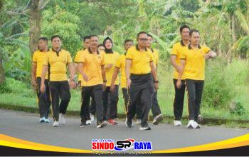 Kapolres Pasuruan Ajak Seluruh Personel Olahraga Bersama, Tekankan Soliditas Tanpa Sekat Jabatan