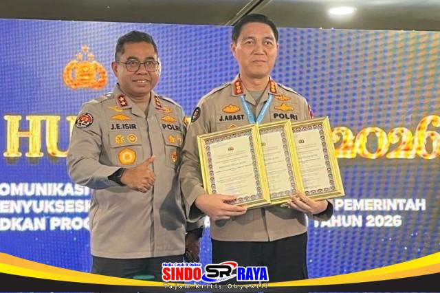 Bidhumas Polda Jatim raih 3 penghargaan pada Rakernis Humas Polri 2026 di Jakarta
