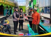Polwan Jenggala Presisi Polresta Sidoarjo patroli dialogis menjaga kamtibmas di kawasan permukiman