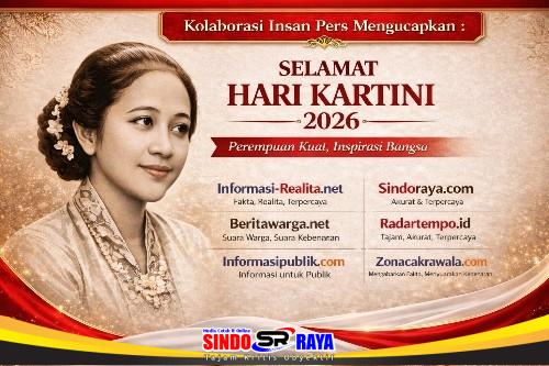 Ucapan Selamat Hari Kartini 2026 dari kolaborasi insan pers bersama enam media nasional