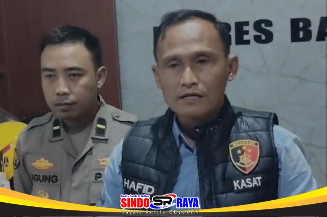 Kasatreskrim Polres Bangkalan AKP Hafid Dian Maulidi memberikan keterangan kasus pembunuhan perempuan di Blega