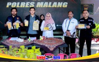 Polres Malang Bongkar Sindikat Pengoplos LPG Bersubsidi di Kepanjen