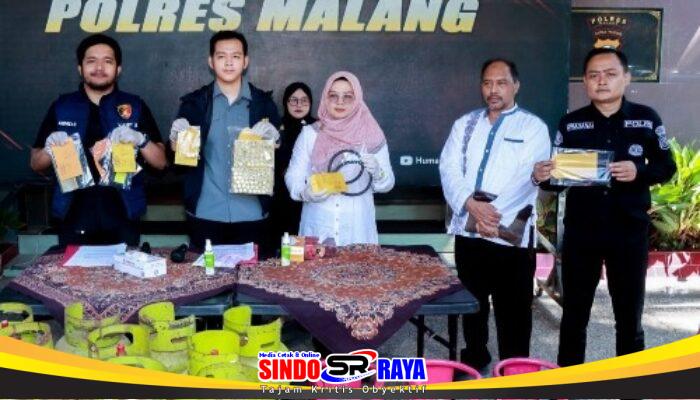 Polres Malang Bongkar Sindikat Pengoplos LPG Bersubsidi di Kepanjen