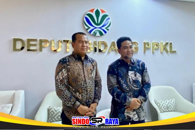 Ketua Pansus LKPJ DPRD Jatim Khusnul Arif saat berkoordinasi dengan Kementerian Lingkungan Hidup terkait capaian IKLH Jatim 2025