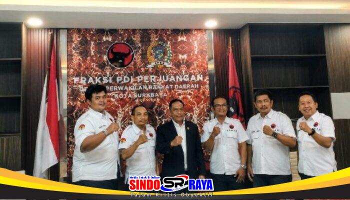 BBHAR PDI Perjuangan DPC Kota Surabaya Hadiri Pelantikan Anas Karno Gantikan Almarhum Adi Sutarwiyono