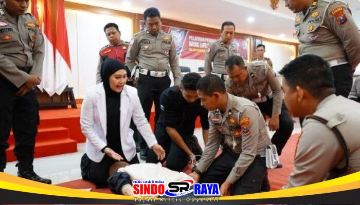 Polres Situbondo Gandeng IDI Latih Personel Kemampuan Basic Life Support