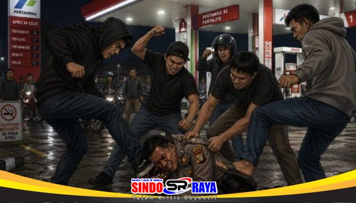 Polisi Intel Dikeroyok di Surabaya, 3 Pelaku Ditangkap 1 DPO