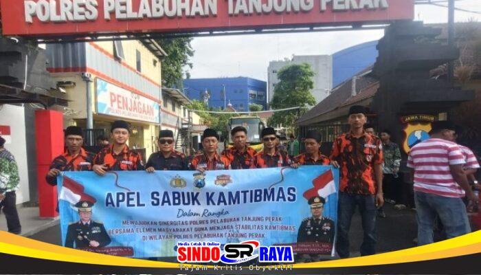 Polres Pelabuhan Tanjung Perak Libatkan Elemen Masyarakat di Apel Sabuk Kamtibmas Polda Jatim