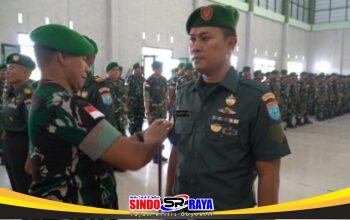 Dandim 1208/Sambas Pimpin Laporan Korp Kenaikan Pangkat Periode1 April 2026 dan Halal Bihalal