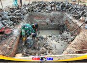 Berjibaku dengan Lumpur, Personel Kodim 1009/Tanah Laut Kebut Penggalian Lubang Cakar Ayam Jembatan Garuda