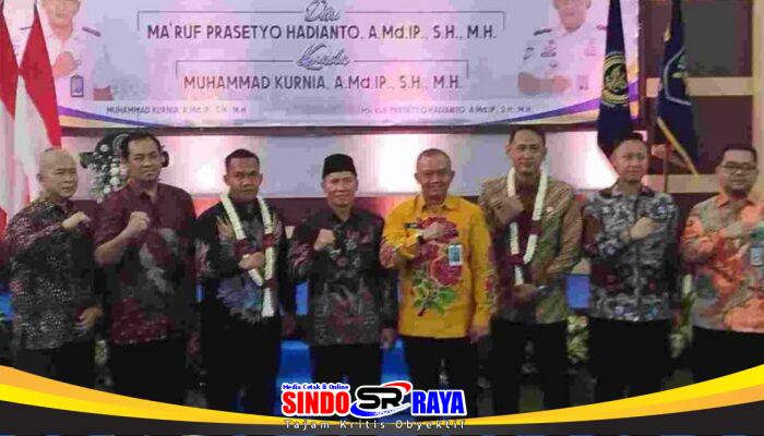 Plt Tulungagung mengahadiri acara pisah sambut kalapas Tulungagung Di Aula gedung R.Maestopo