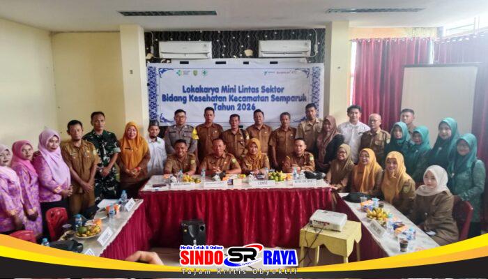 Tingkatkan Koordinasi Bidang Kesehatan, Babinsa Koramil 05/Pemangkat Hadiri Lokakarya Mini