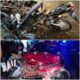 Kecelakaan lalu lintas di Banyuates Sampang melibatkan dua sepeda motor dan mobil Toyota Limo dengan kerusakan parah