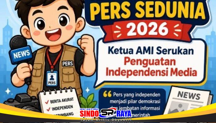 Hari Kebebasan Pers Sedunia 2026, Ketua Umum AMI Tegaskan Pers Independen Kunci Demokrasi