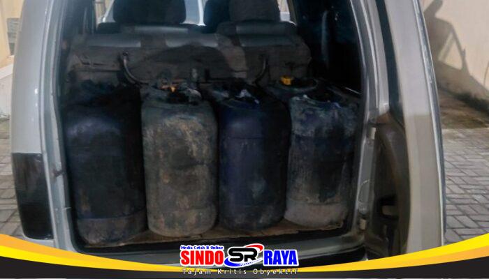 Polsek Tamberu Bongkar Penimbunan Solar Subsidi, 525 Liter Diamankan