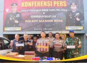 Polres Madiun Kota Gagalkan Pengiriman 3,1 juta Batang Rokok Ilegal Lintas Provinsi