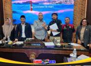 Komisi D DPRD Jatim menerima audiensi GERANAT’S terkait dukungan RUU Transportasi Online di Surabaya.