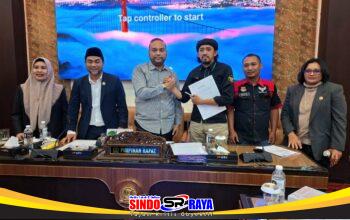 Komisi D DPRD Jatim menerima audiensi GERANAT’S terkait dukungan RUU Transportasi Online di Surabaya.