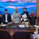 Komisi D DPRD Jatim menerima audiensi GERANAT’S terkait dukungan RUU Transportasi Online di Surabaya.